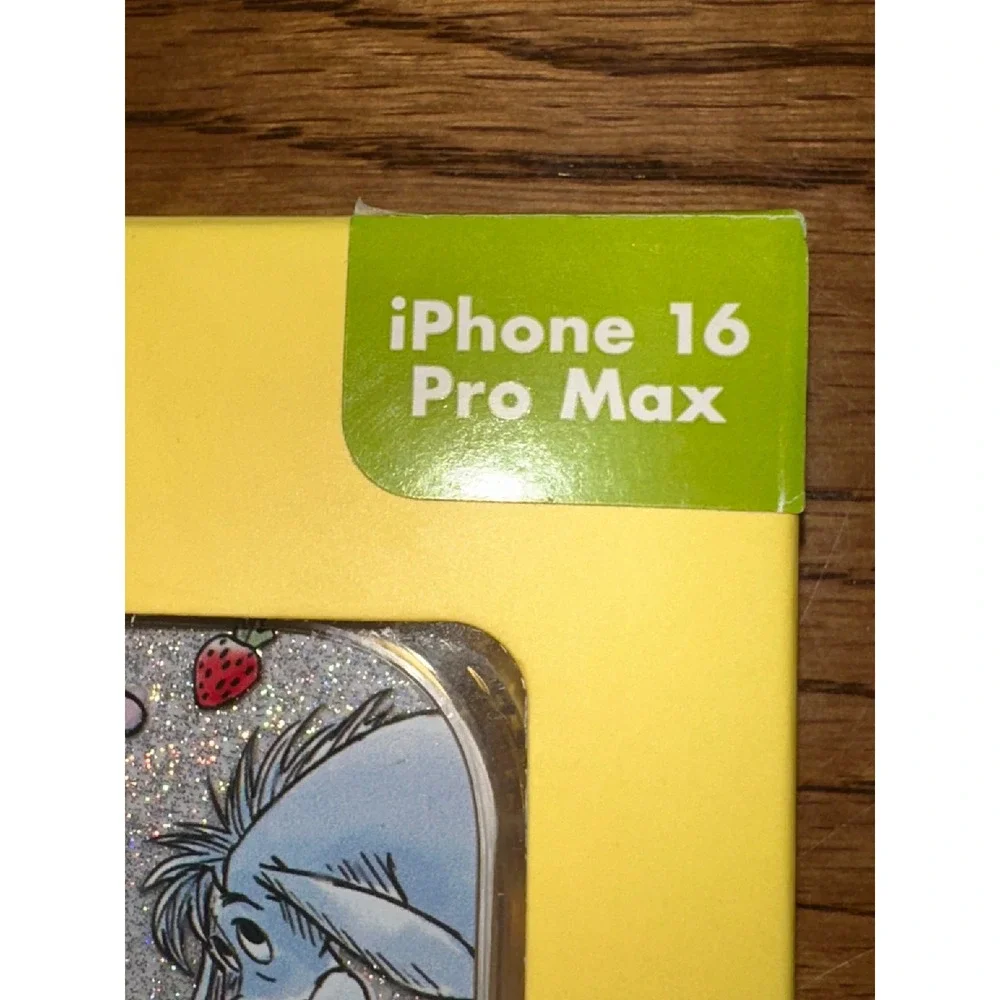 Disney Winnie the Pooh iPhone 16 Pro Max Case and Beaded Strap Set New